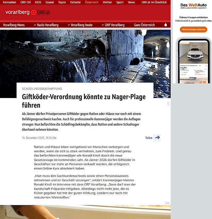 25-12-16 Screenshot von vorarlberg.ort.at des Beitrags _ Giftköder-Verordnung könnte zu Nager-Plage führen
