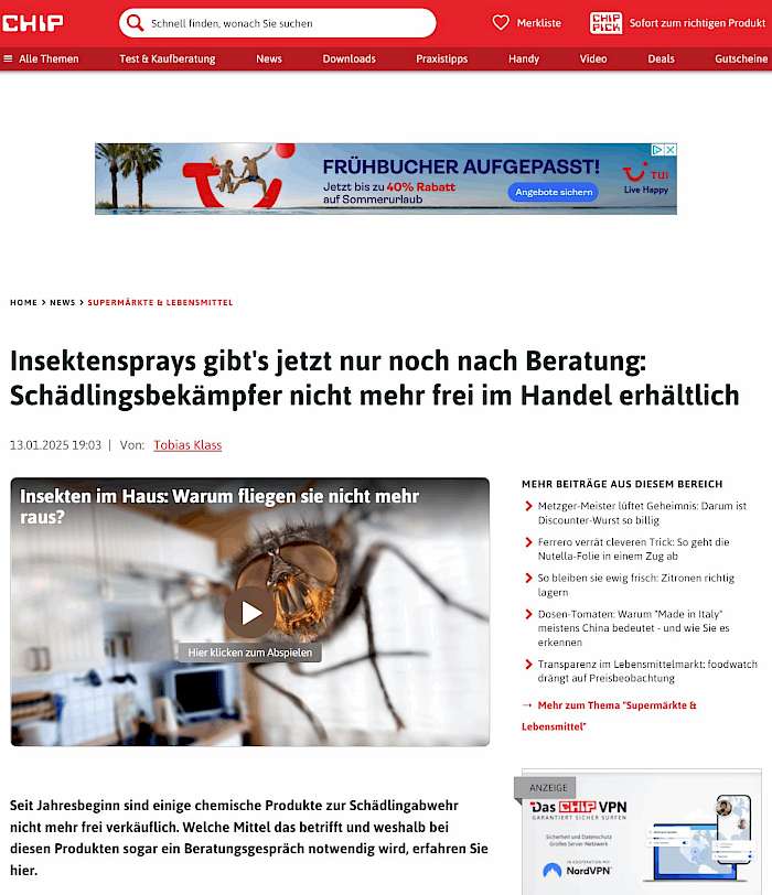 25-01-15 Screenshot von chip.de zur Abgabeverordnung